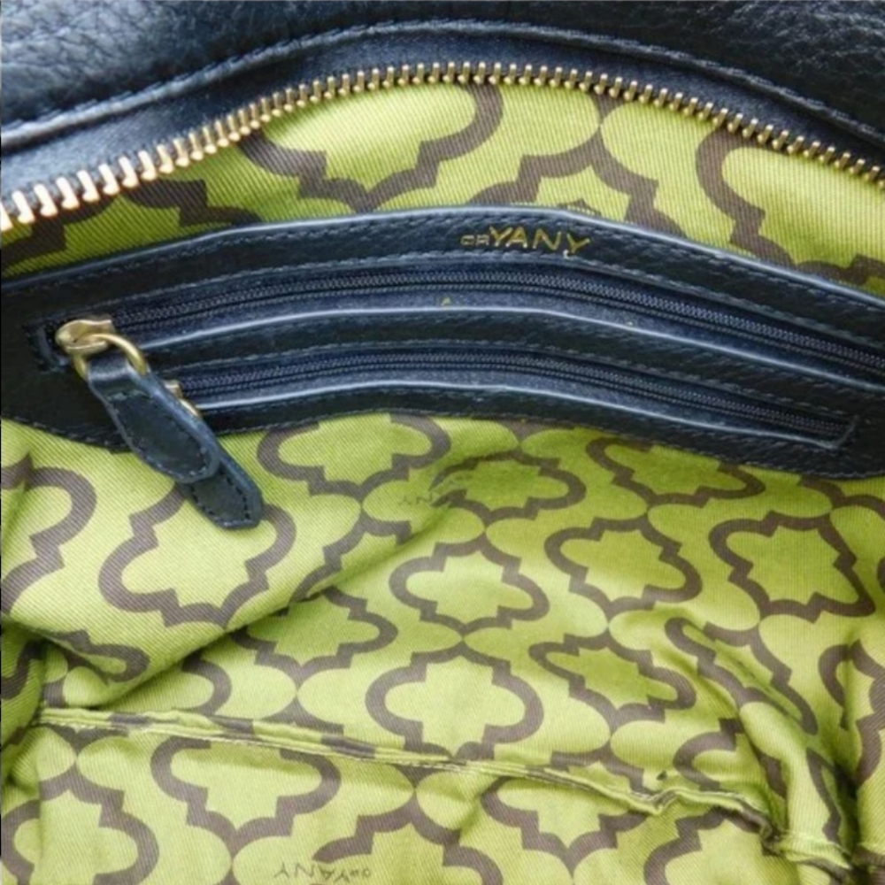 Oryany Pebbled Soft Leather Color Block Crossbody… - image 4